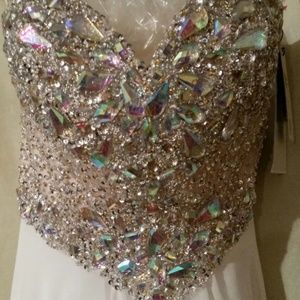 Size 12 OFFWHITE/IVORY FORMAL GOWN